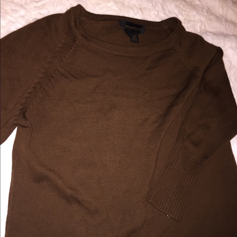 Donna Karan 100% Merino Wool Sweater